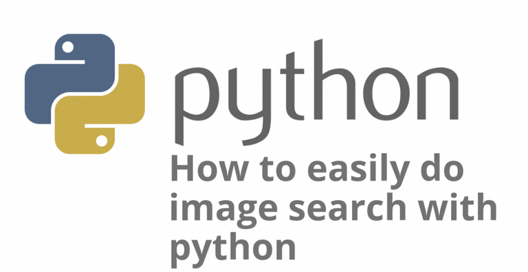 image search with python