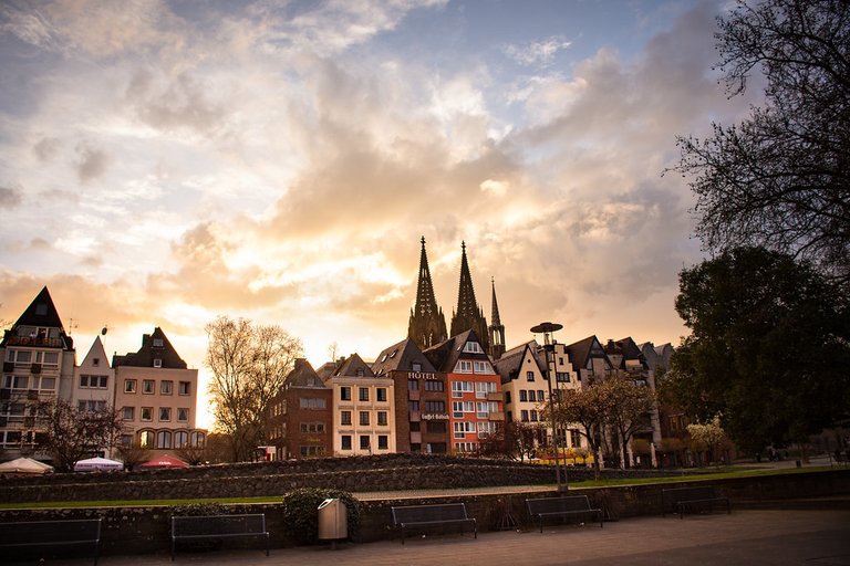 Abends in Köln