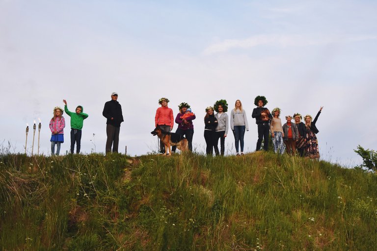 Midsummer feast in Latvia