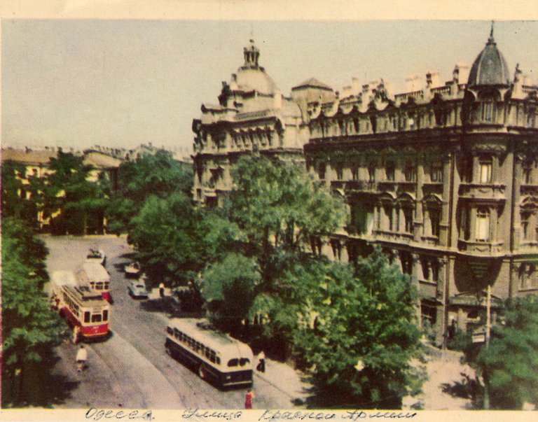 Chervonoarmiska (Red Army) street, Odessa, 1959