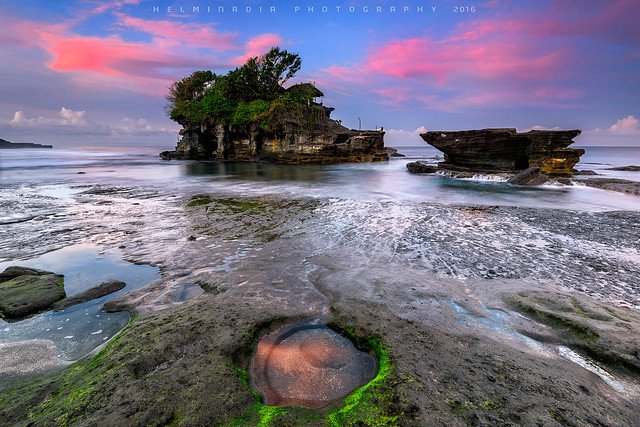 Sunrise at Tanah Lot