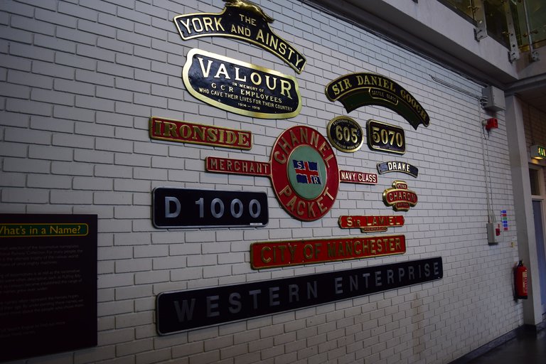 National Railway Museum - Train Nameplates