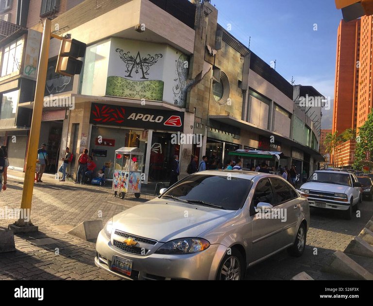 Sabana grande al final del boulevard