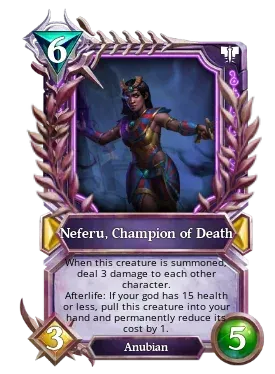 Neferu, Champion of Death