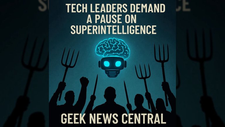 Tech Leaders Demand a Pause on Superintelligence #1849