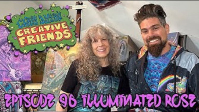 CDCF #96 - Illuminated Rose (Visionary Artist)