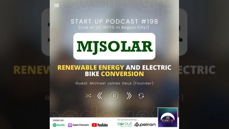 Start Up #198 (LIVE): MJSolar - Renewable Energy and Electric Bike Conversion