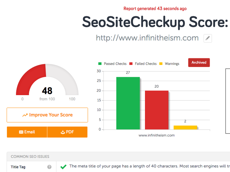 SEO SiteCheckup