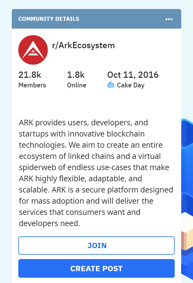 [Join the ARK Subreddit and start contributing](https://reddit.ark.io)!