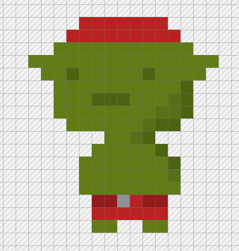 Splinterslands Goblin Sorcerer Pixel Art