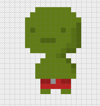 Splinterslands Goblin Sorcerer Pixel Art