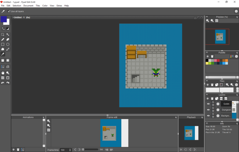 Pixel Art Tutorial - Goblin Dungeon