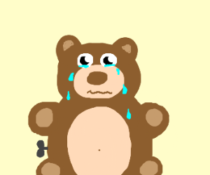 crying bear