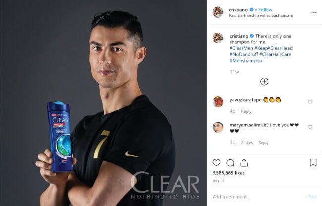 Chistiano Ronaldo the influencer