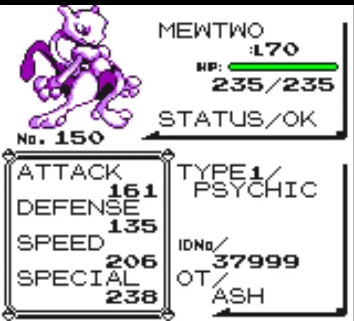 [Gaming] This is my Bad Boy, this is Mewtwo! - Pokémon Yellow (Game Boy Color)