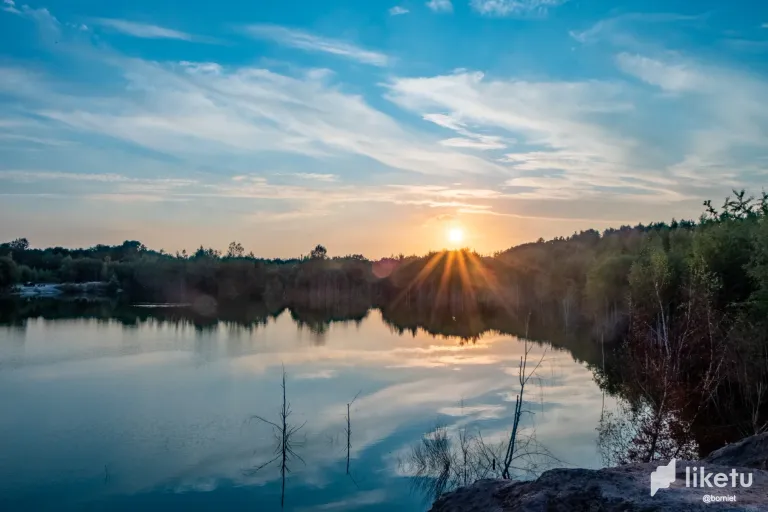 Forest Lake Sunset