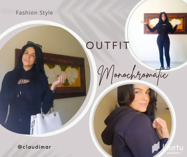 Outfit casual monocromático:elegancia y practicidad [Esp/Eng]