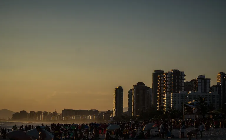 Building by the sea, in Barra da Tijuca