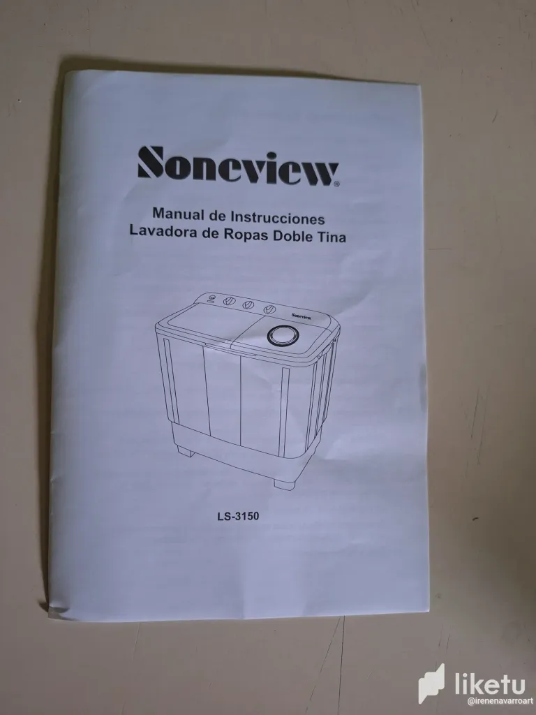 Mi nueva lavadora semiautomática Soneview - Proof of Brain