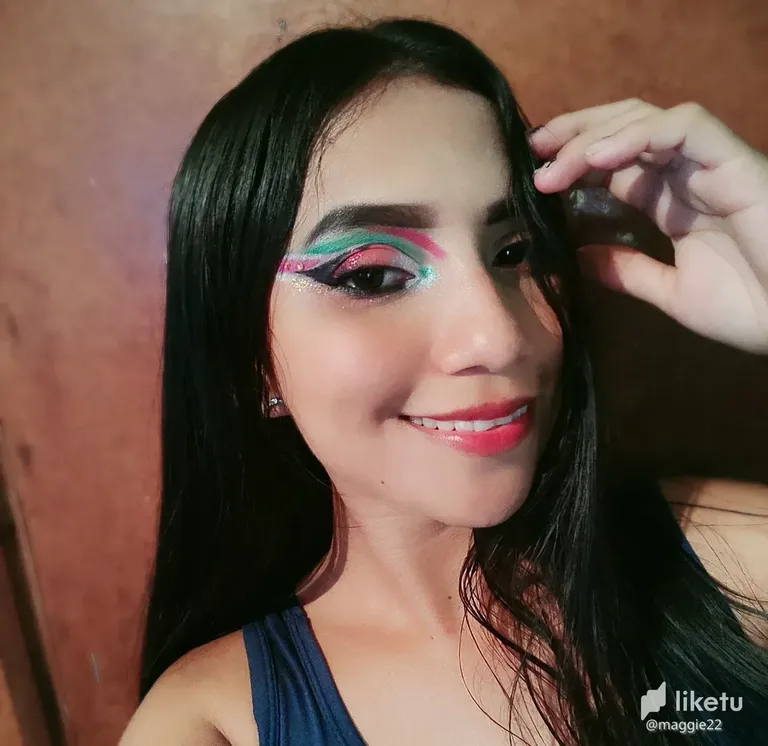 [ENG-ESP]Creative samurai make-up ☀️/Maquillaje con técnica samurái creativa ☀️