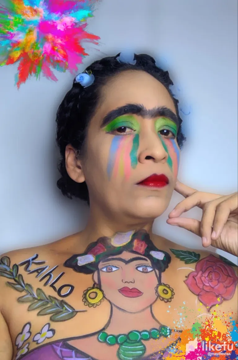 [Esp-Eng].- Homenaje a Frida Khalo la grande. // Homage to Frida Khalo the great.