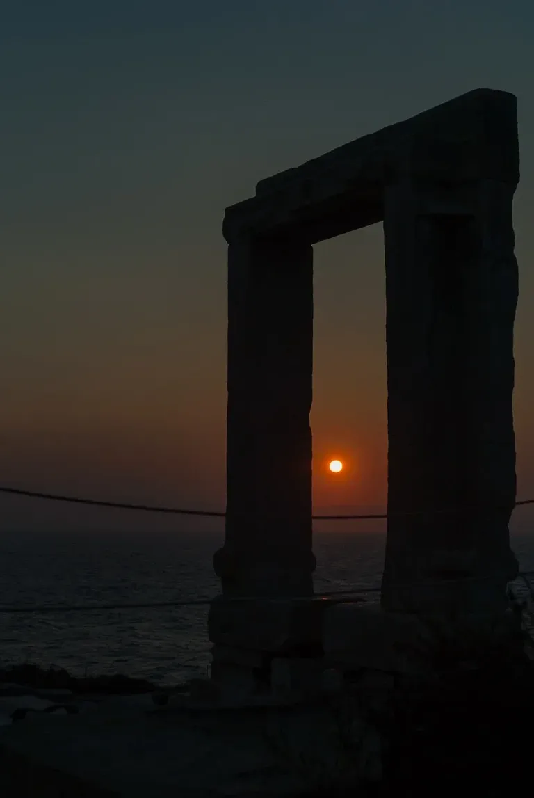 Naxos Portara @ sunset