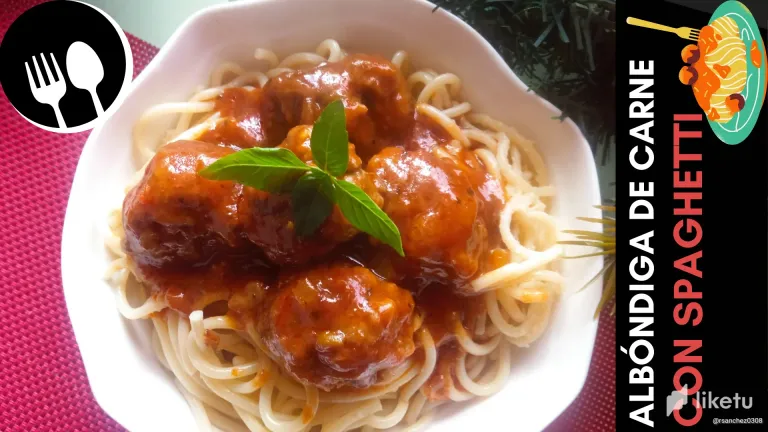 Albóndigas de Carne con Spaghetti [Esp/Eng]