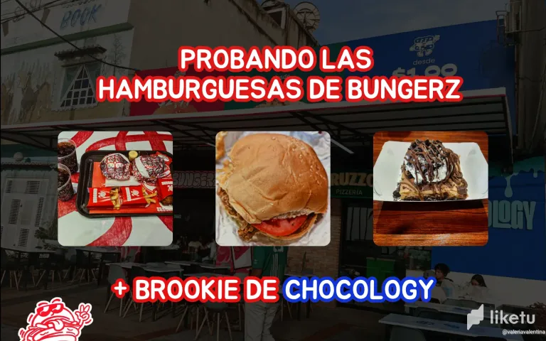 Probando las hamburguesas de Bungerz + Brookie de Chocology 🍔💙 ES|ENG