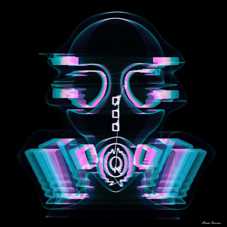 Neon Gasmask Agitation