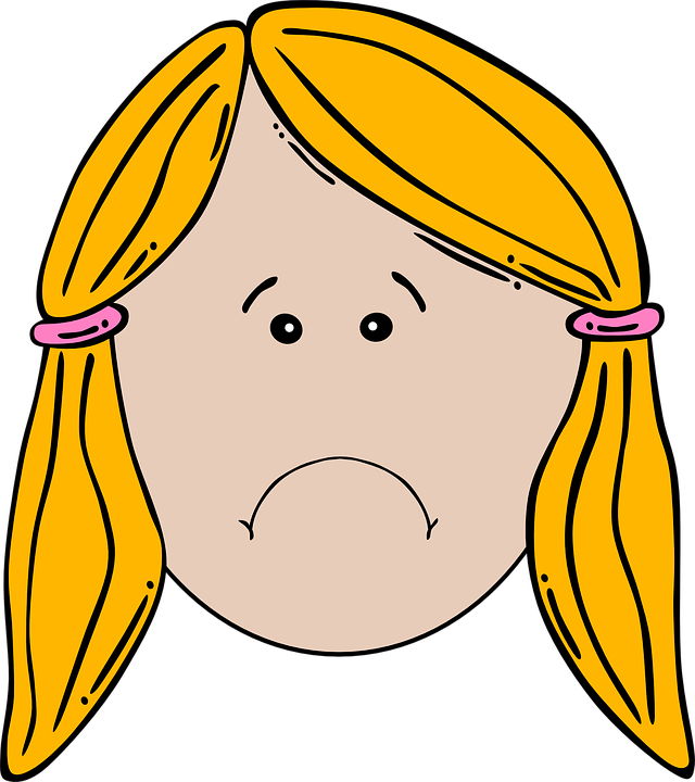 Girl, Face, Unhappy, Sad, Frowning, Upset, Female