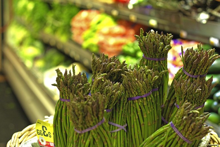 Asparagus, Grocery, Fresh, Food, Healthy, Market