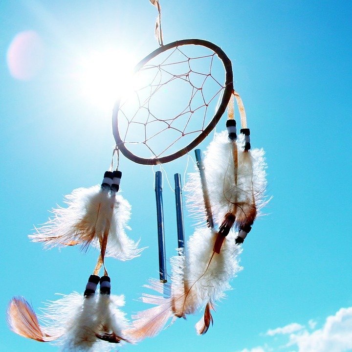 Dreamcatcher, Native American, Spider Web, Feather