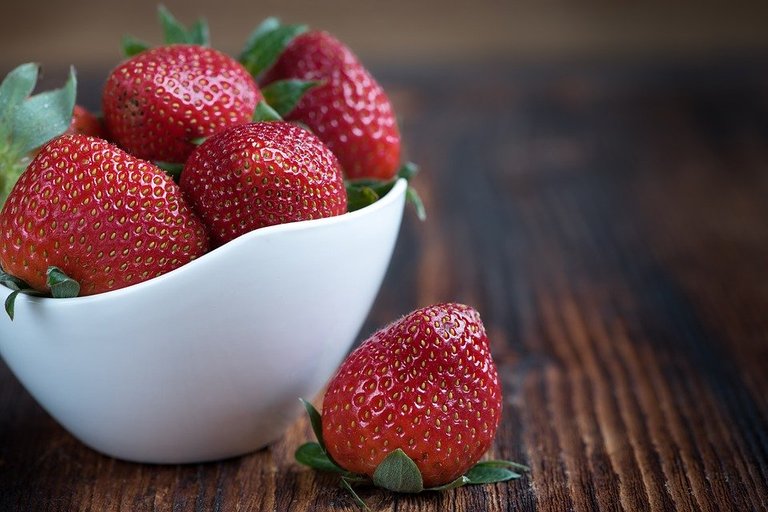 Strawberries, Fresh, Ripe, Sweet, Healthy, Fruit