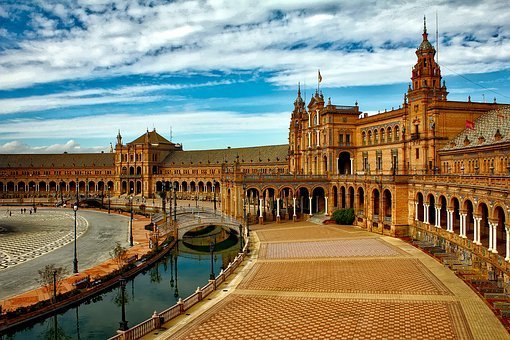 Plaza De EspaÃ±a, Sevilla, EspaÃ±a, Ciudad