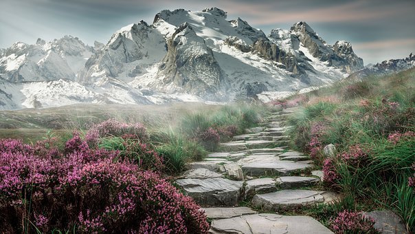 Mountain Landscape, Mountains, Landscape