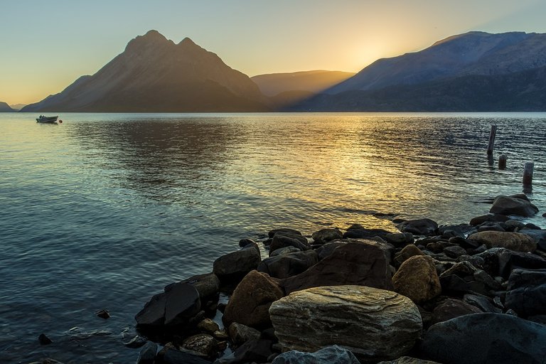 The Midnight Sun in Norway.