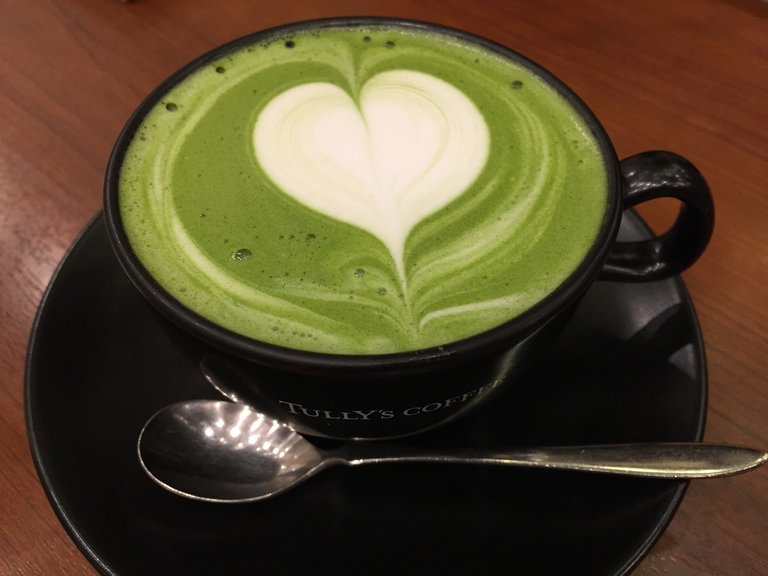 Matcha Latte. Photo by hoyas