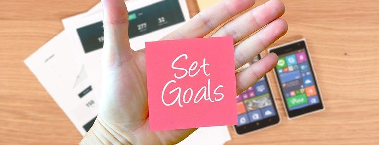 Goals, Setting, Office, Work, Note, Hand Writting
