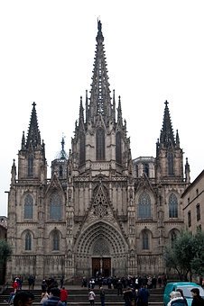 Barcelona, Gothic, Catedral, Edificio