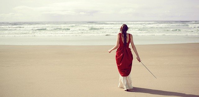 Free Girl Looking To Sea photo and picture