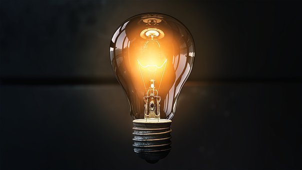 Light Bulb, Idea, Lit, Inspiration