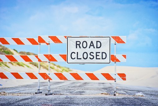 Signpost, Closed, Road-Sign, End, Stop