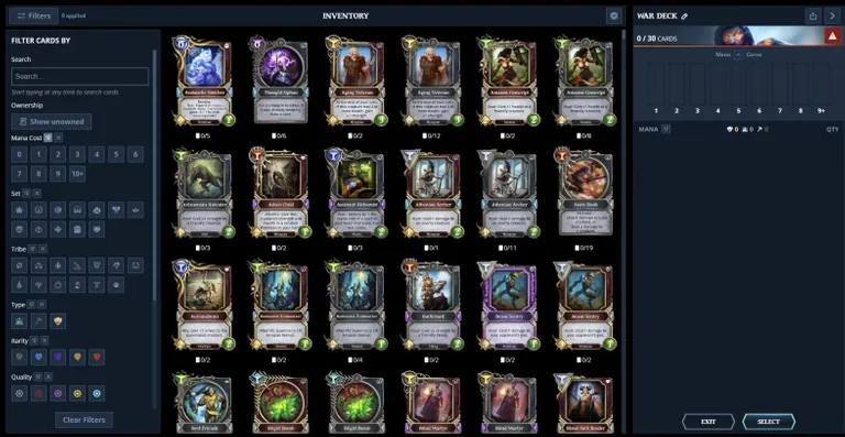 Chaos constructed and new deck builder