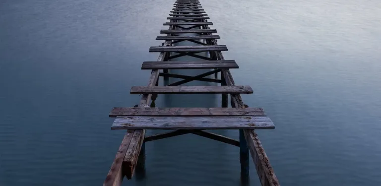 Rickety bridge perfectly safe to use