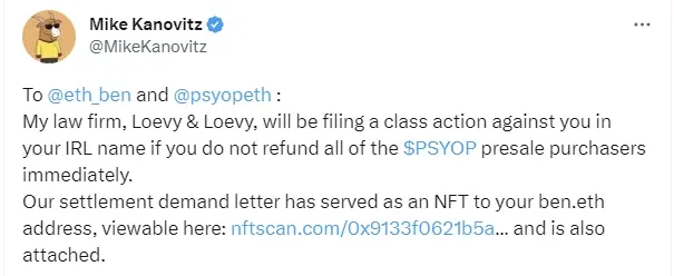 https://twitter.com/MikeKanovitz/status/1659611715623960579