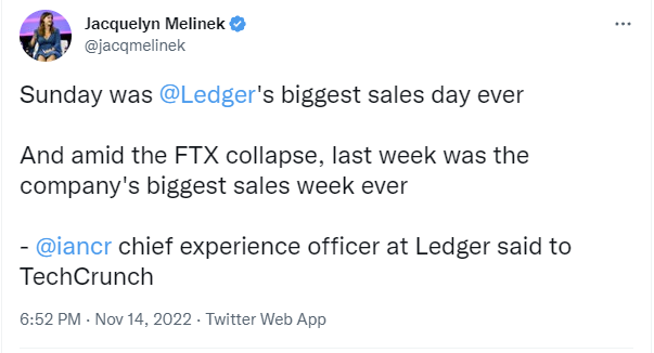 Ledger breaks sales record