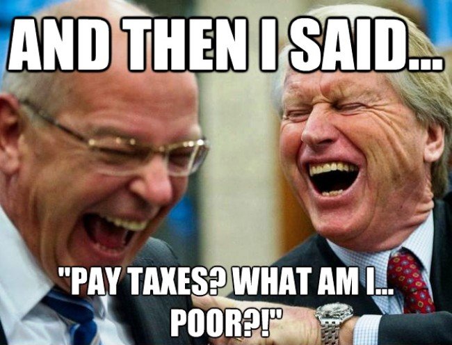 Tax the poor