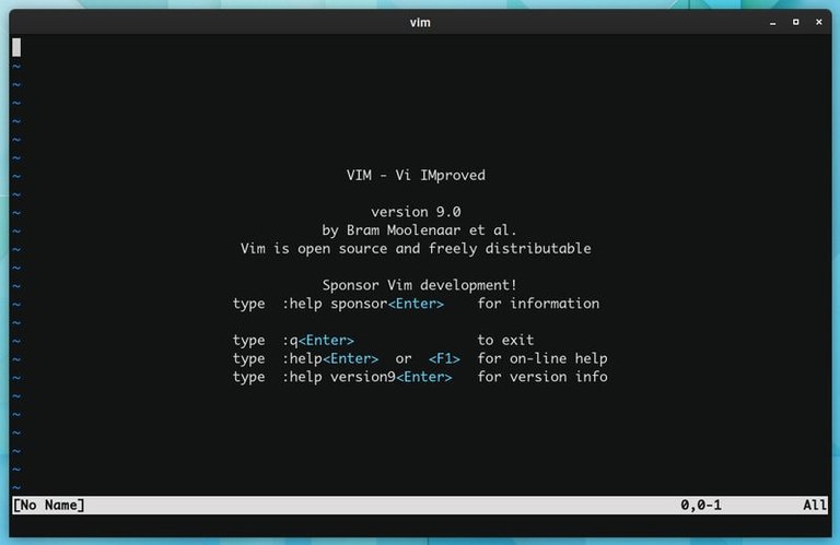 консольний текстовий редактор Vim