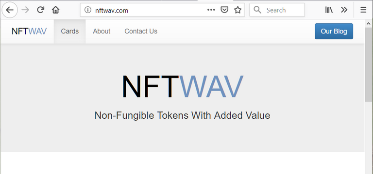 NFTWAV website