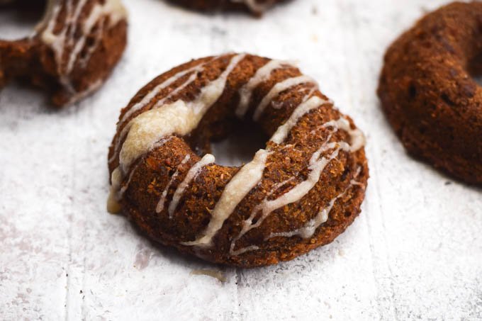 Carrot Cake Baked Doughnuts with Maple Coconut Icing (Vegan) (6).jpg